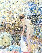Frieseke, Frederick Carl Cherry Blossoms oil painting artist